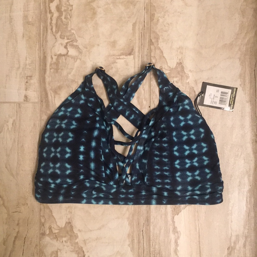 Blue Bikini Top